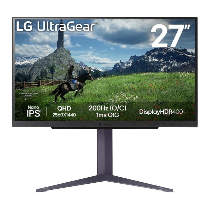 LCD Monitor|LG|27"|Panel IPS|2560x1440|16:9|180Hz|1 ms|Pivot|Height adjustable|Tilt|Colour Black|27GS85Q-B LCD Monitor|LG|27"|Panel IPS|2560x1440|16:9|180Hz|1 ms|Pivot|Height adjustable|Tilt|Colour Black|27GS85Q-B