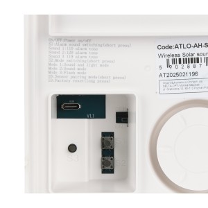 PIR DETECTOR WITH AUDIO SIGNAL ATLO-AH-SL523 ATLO