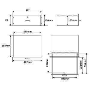DRAWER RAS-R4 TO RACK CABINET PULSAR