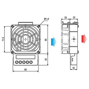 FAN HEATER HVL-031-100W
