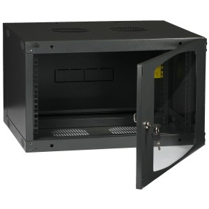 HANGING RACK CABINET, DOUBLE-SECTION R19-6U/450/2S