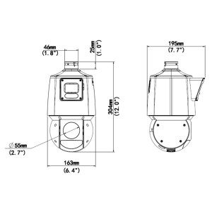 IP SPEED DOME CAMERA IPC94144SFW-X25-F40C LightHunter - 4 Mpx 4.8 ... 120 mm UNIVIEW