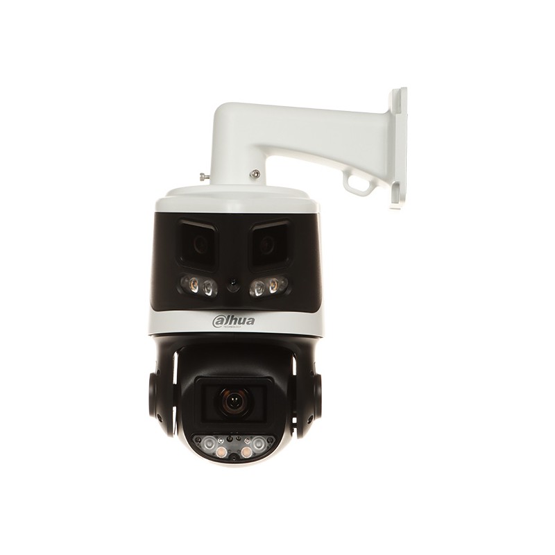 PTZ OUTDOOR IP CAMERA SDT3E410-8P-MB-A-PV1 PANORAMIC TiOC WizSense Smart Dual Light - 3.7 Mpx, 8 Mpx 4 ... 40 mm, 2 X 2.8 mm DAH