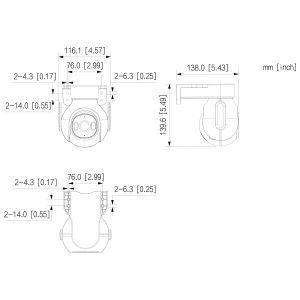 PTZ OUTDOOR IP CAMERA P5B-PV Picoo B Wi-Fi - 5 Mpx 3.6 mm DAHUA