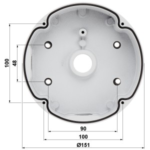 IP SPEED DOME CAMERA PTZ1A225-HNR-XA - 1080p 4.8 ... 120 mm DAHUA