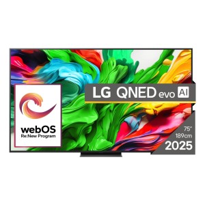 TV Set|LG|75"|4K/Smart|3840x2160|Wireless LAN|Bluetooth|webOS|Black|75QNED86A3A