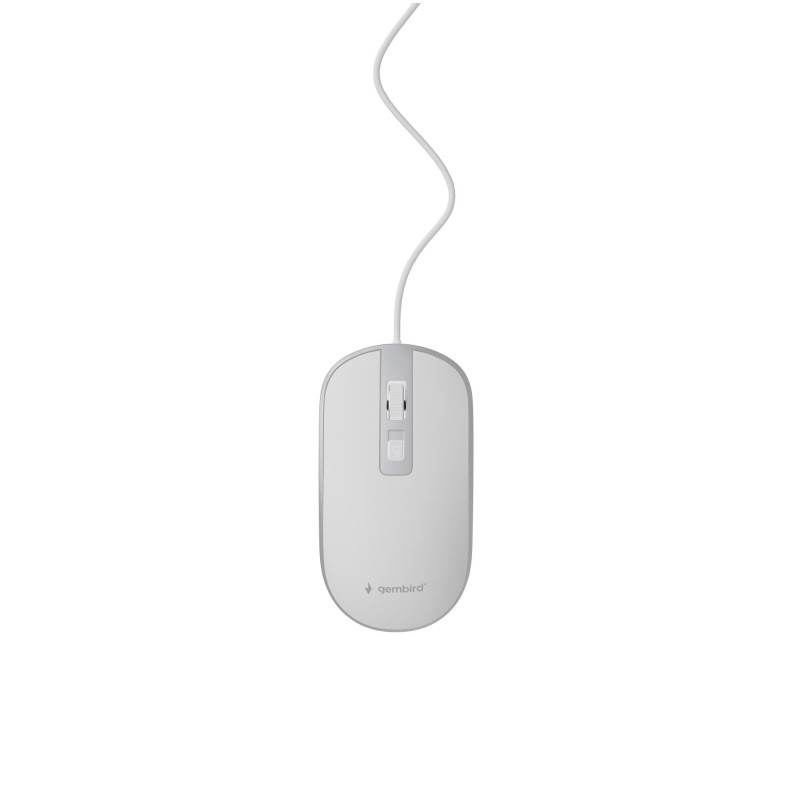 MOUSE USB OPTICAL WHITE/SILVER/MUS-4B-06-WS GEMBIRD MOUSE USB OPTICAL WHITE/SILVER/MUS-4B-06-WS GEMBIRD