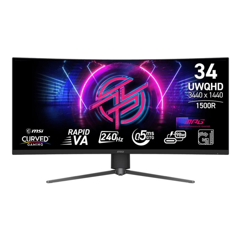 LCD Monitor|MSI|34 "|3440 x 1440 pixels|Native aspect ratio 21:9|LCD|MPG346CQRFX24