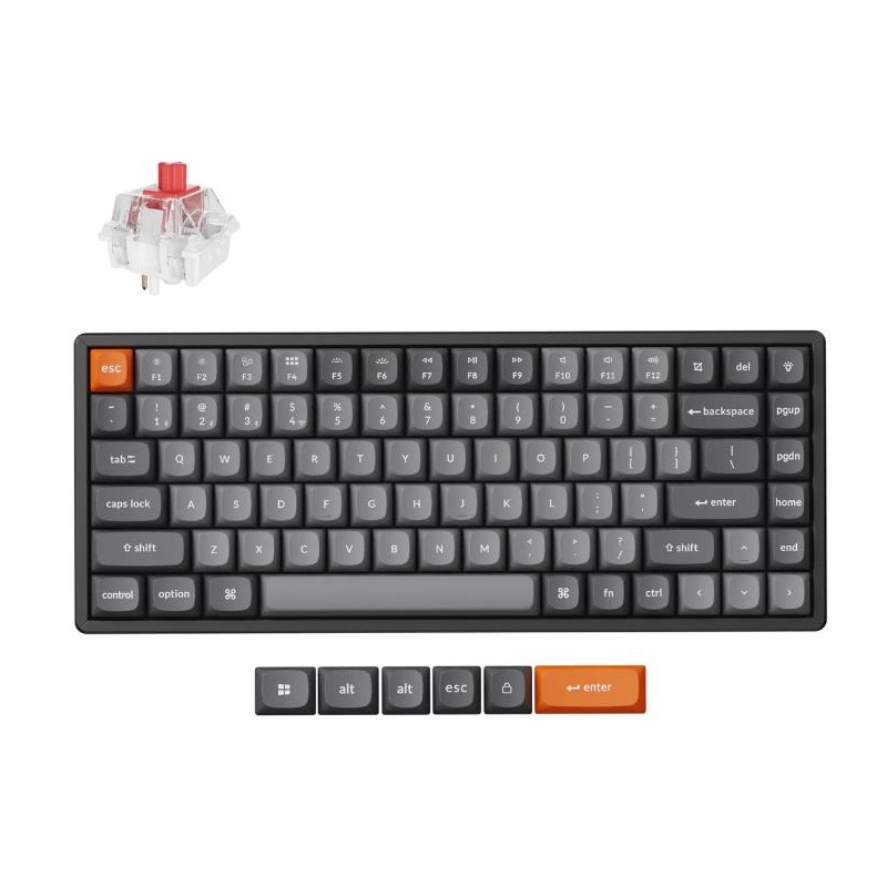 KEYBOARD WRL K2 MAX RGB/BLACK K2M-J1 KEYCHRON KEYBOARD WRL K2 MAX RGB/BLACK K2M-J1 KEYCHRON