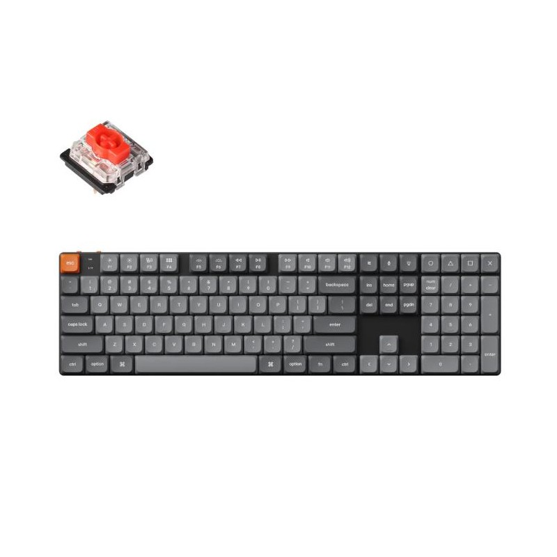 KEYBOARD WRL K5 MAX RGB/BLACK K5M-H1 KEYCHRON KEYBOARD WRL K5 MAX RGB/BLACK K5M-H1 KEYCHRON