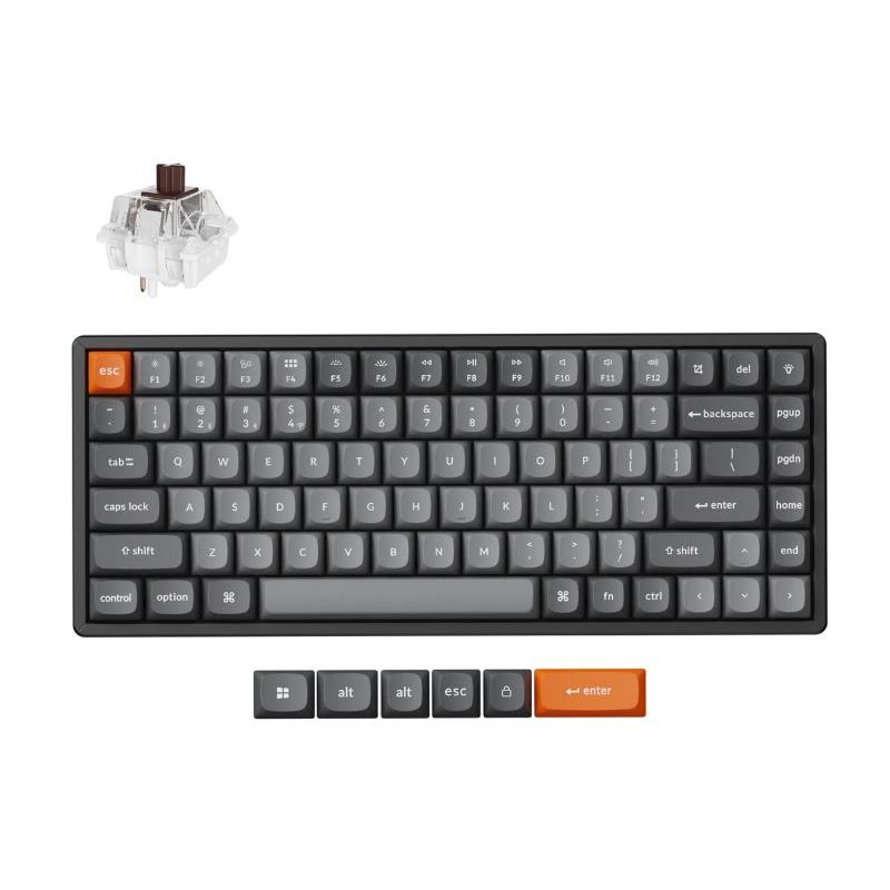 KEYBOARD WRL K2 MAX RGB/BLACK K2M-J3 KEYCHRON KEYBOARD WRL K2 MAX RGB/BLACK K2M-J3 KEYCHRON