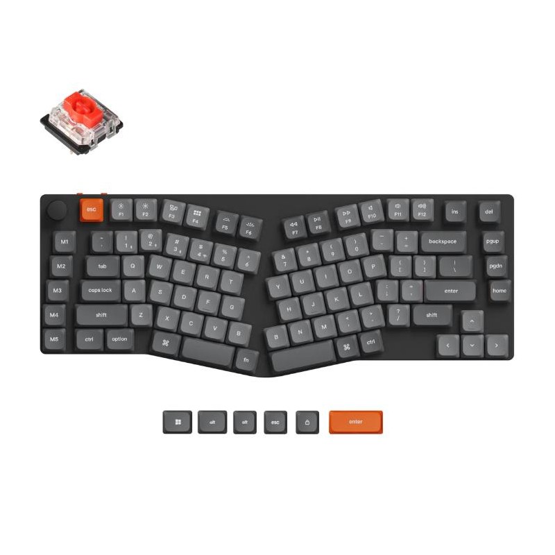 KEYBOARD WRL K15 MAX/BLACK K15M-A1 KEYCHRON KEYBOARD WRL K15 MAX/BLACK K15M-A1 KEYCHRON