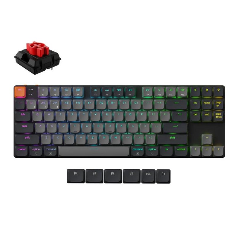 KEYBOARD WRL K1 RGB/BLACK K1X-H1 KEYCHRON
