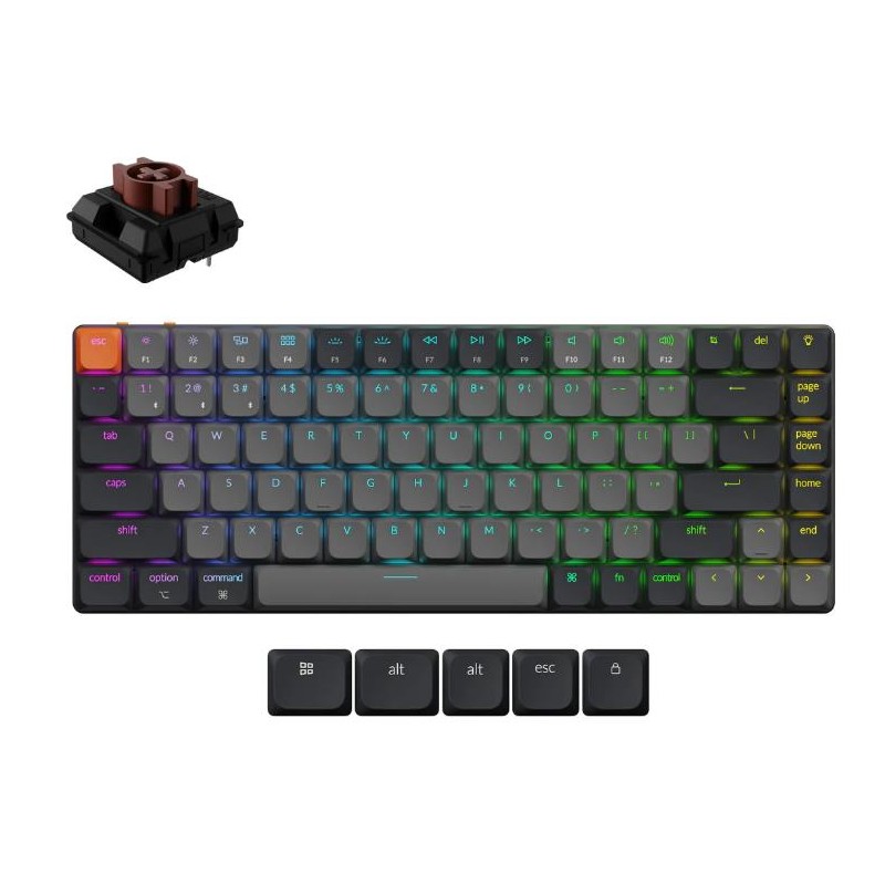 KEYBOARD WRL K3 RGB/BLACK K3X-B3 KEYCHRON KEYBOARD WRL K3 RGB/BLACK K3X-B3 KEYCHRON