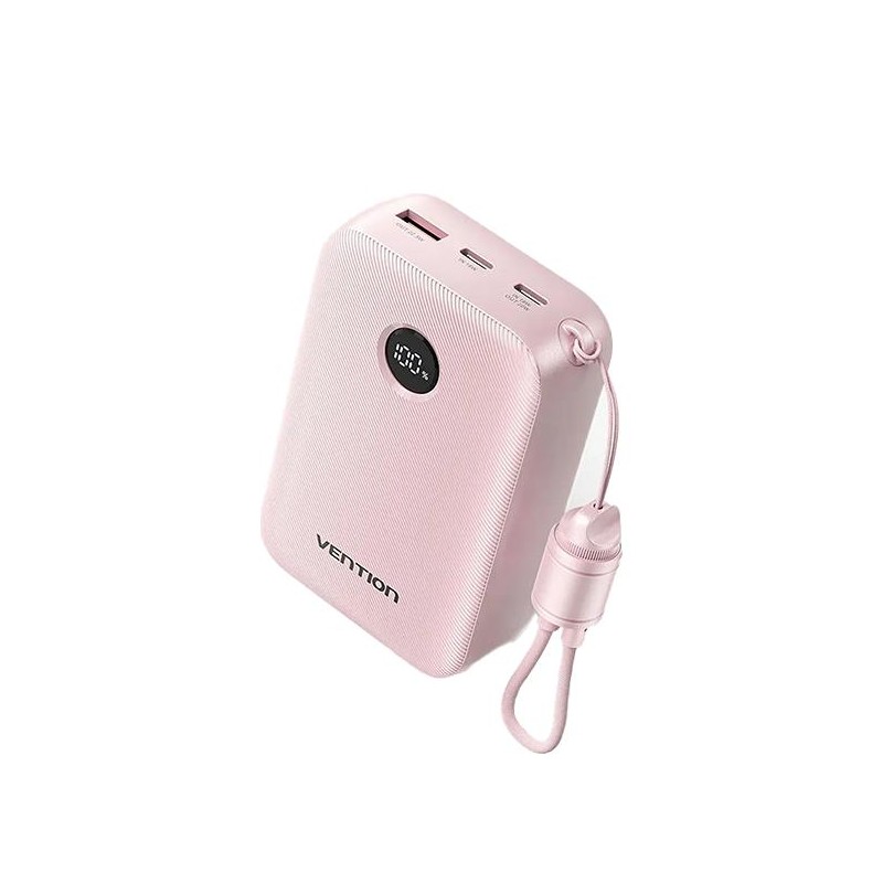 POWER BANK USB 20000MAH 22.5W/PINK FKBP0-C VENTION POWER BANK USB 20000MAH 22.5W/PINK FKBP0-C VENTION