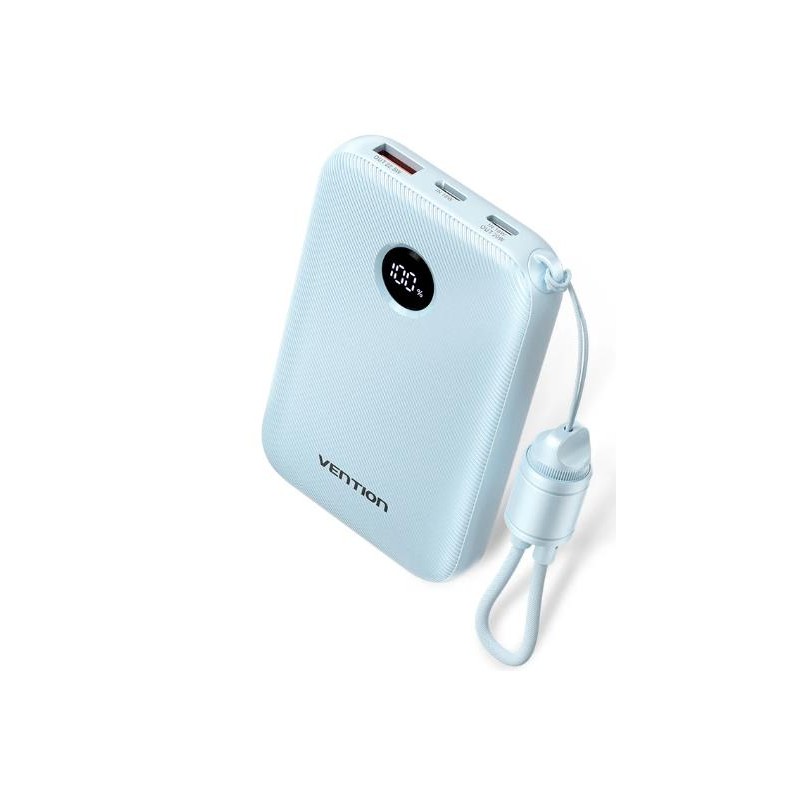 POWER BANK USB 10000MAH 22.5W/BLUE FKAL0-C VENTION POWER BANK USB 10000MAH 22.5W/BLUE FKAL0-C VENTION