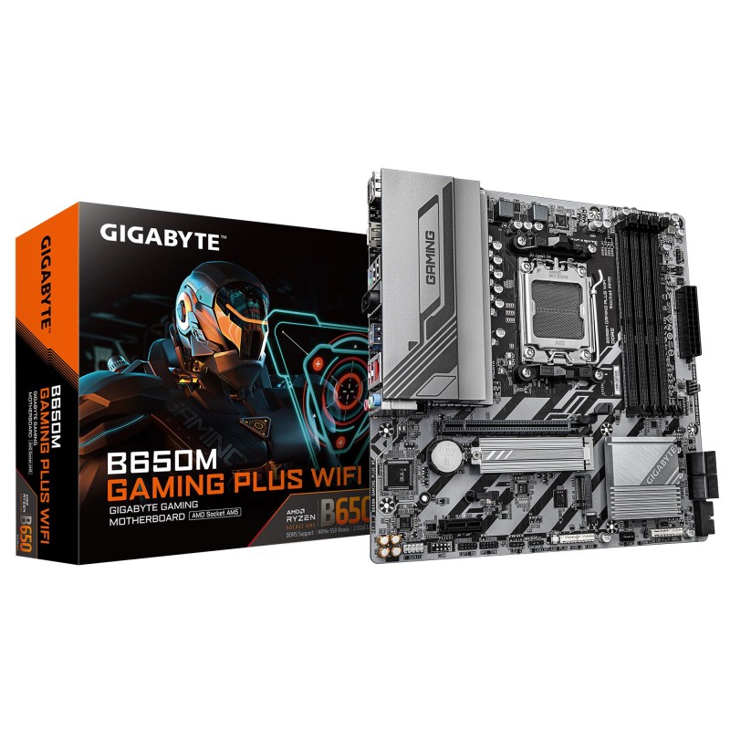 Mainboard|GIGABYTE|AMD B650|SAM5|Micro-ATX|Memory DDR5|Memory slots 4|B650MGAMINGPLUSWF1.3 Mainboard|GIGABYTE|AMD B650|SAM5|Micro-ATX|Memory DDR5|Memory slots 4|B650MGAMINGPLUSWF1.3