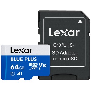 MEMORY MICRO SDXC 64GB UHS-I/W/A LMSBLPL064G-BNANG LEXAR