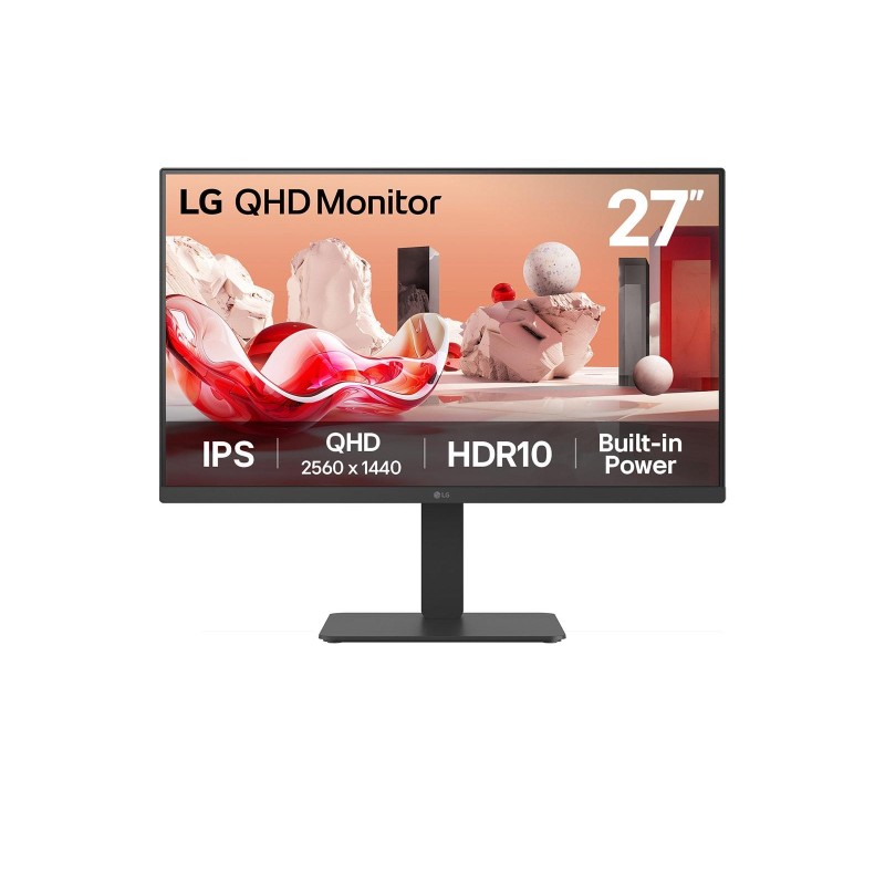 LCD Monitor|LG|27 "|2560 x 1440 pixels|Quad HD|Native aspect ratio 16:9|LCD|Flat|27BA54QB-B LCD Monitor|LG|27 "|2560 x 1440 pixels|Quad HD|Native aspect ratio 16:9|LCD|Flat|27BA54QB-B