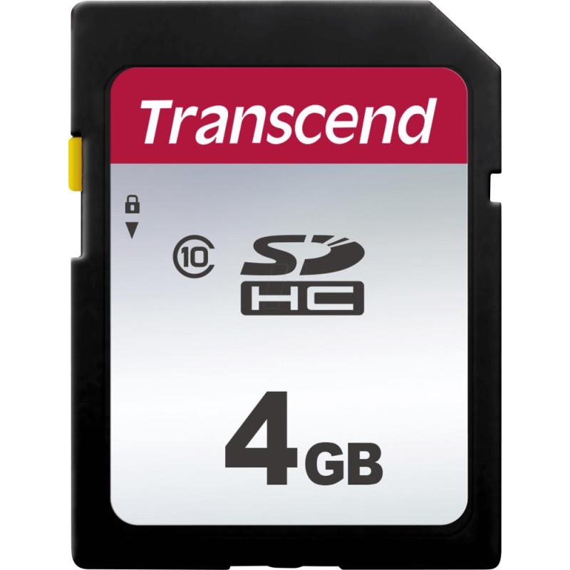 MEMORY SDHC 4GB C10/TS4GSDC300S TRANSCEND MEMORY SDHC 4GB C10/TS4GSDC300S TRANSCEND
