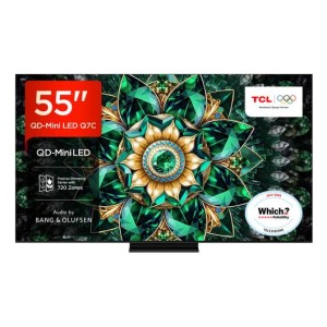 TV Set|TCL|55 "|4K Ultra HD|3840 x 2160 pixels|Flat|16:9|QD-Mini LED|55Q7C