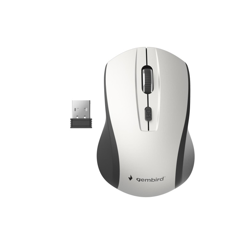 MOUSE USB OPTICAL WRL BLACK/SILVER MUSW-4B-02-BS GEMBIRD