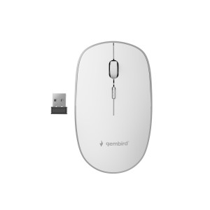 MOUSE USB OPTICAL WRL/WHITE MUSW-4B-01-W GEMBIRD