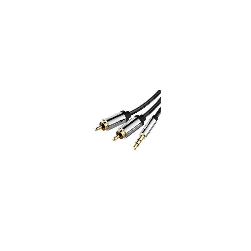 CABLE AUDIO 3.5MM TO 2XRCA/1.5M BCFBG VENTION CABLE AUDIO 3.5MM TO 2XRCA/1.5M BCFBG VENTION