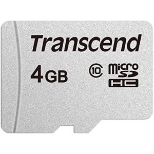 MEMORY MICRO SDHC 4GB/CLASS10 TS4GUSD300S TRANSCEND