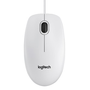 MOUSE USB OPTICAL B100/WHITE OEM 910-003360 LOGITECH