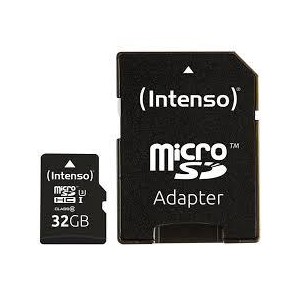 MEMORY MICRO SDHC 32GB C10/W/ADAPTER 3433480 INTENSO