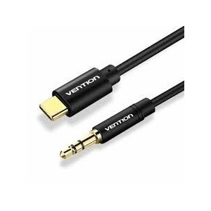 CABLE AUDIO 3.5MM TO USB-C/1.5M BLACK BGABG VENTION