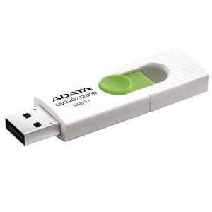 MEMORY DRIVE FLASH USB3 128GB/WHITE AUV320-128G-RWHGN ADATA