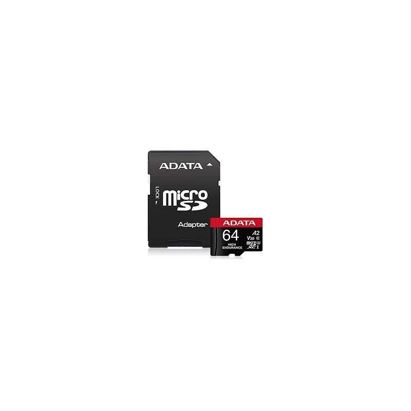 MEMORY MICRO SDXC 64GB W/ADAP./AUSDX64GUI3V30SHA2-RA1 ADATA