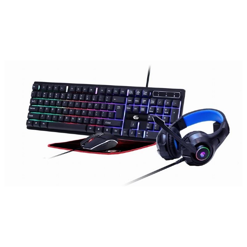 KEYBOARD USB GAMING KIT ENG/GHOST GGS-UMGL4-02 GEMBIRD