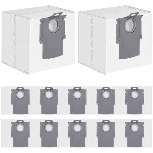 Vacuum Cleaner Accessory|ROBOROCK|Disposable Dust Bag 12-pack|White|For H5|8.04.0032