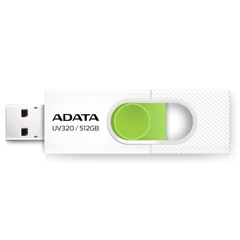 MEMORY DRIVE FLASH USB3 512GB/WHITE AUV320-512G-RWHGN ADATA MEMORY DRIVE FLASH USB3 512GB/WHITE AUV320-512G-RWHGN ADATA