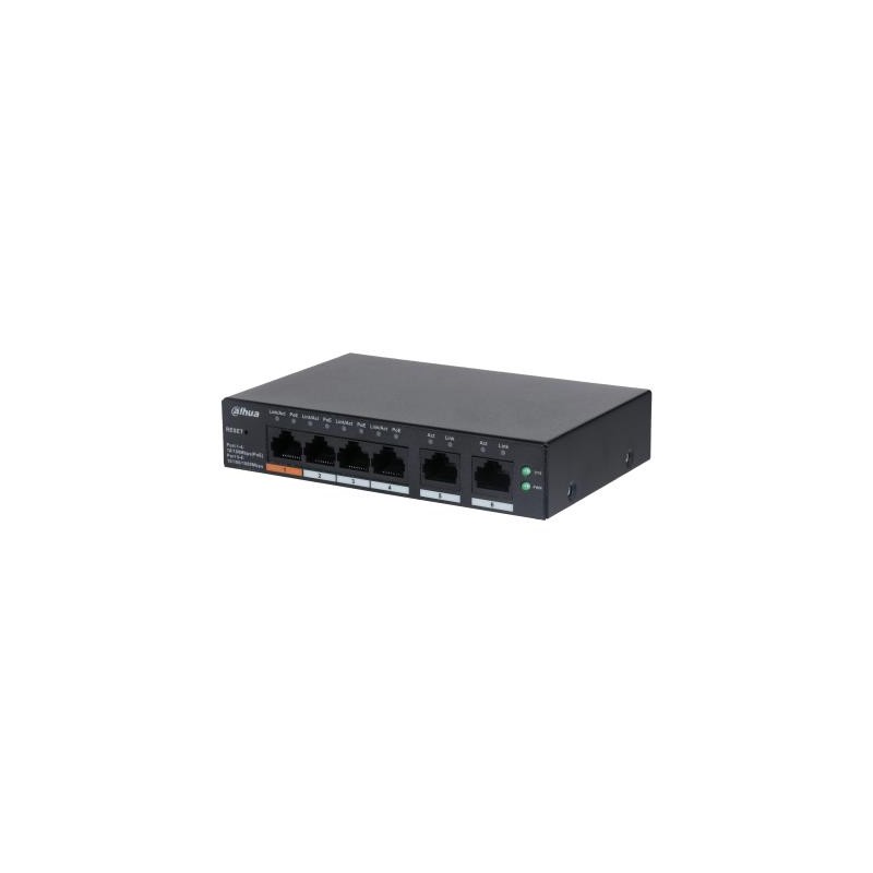 Switch|DAHUA|CS4006-4ET-60|Type L2|Desktop/pedestal|PoE ports 4|CS4006-4ET-60