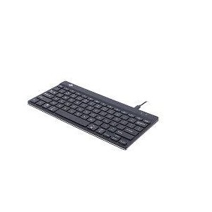 KEYBOARD COMPACT BREAK ENG/BLACK RGOCOUSWDBL R-GO TOOLS