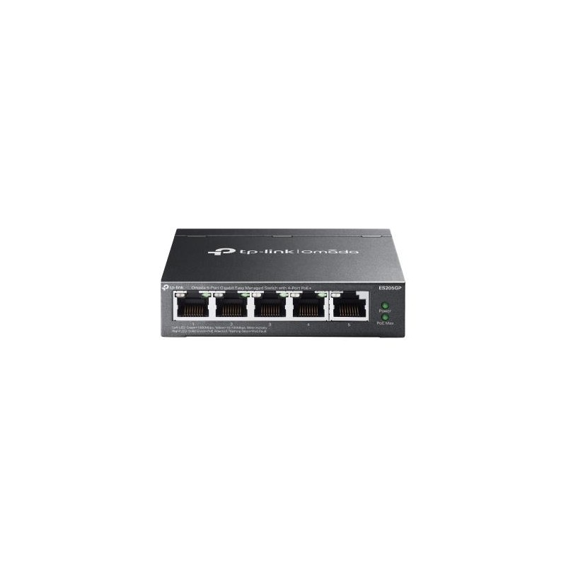 Switch|TP-LINK|OMADA|TP-LINK OMADA ES205GP|PoE ports 4|ES205GP