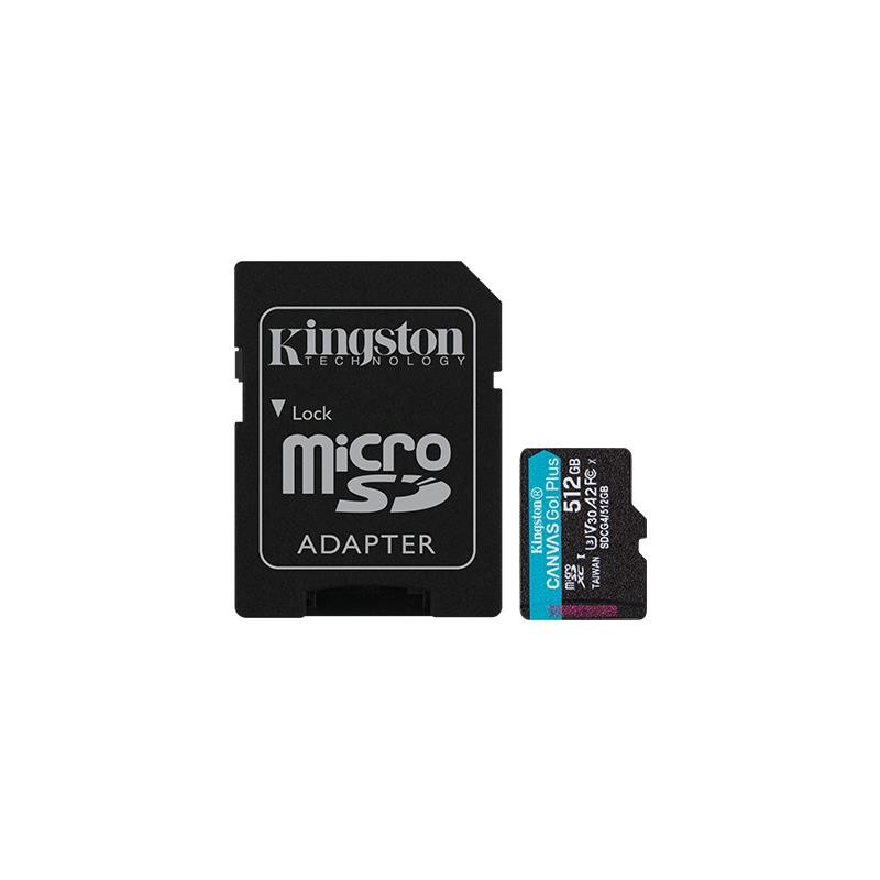 MEMORY MICRO SDXC 512GB UHS-I/W/A SDCG4/512GB KINGSTON