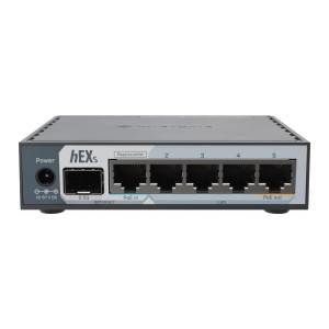 Switch|MIKROTIK| E60iUGS|PoE ports 1|18 Watts|E60IUGS