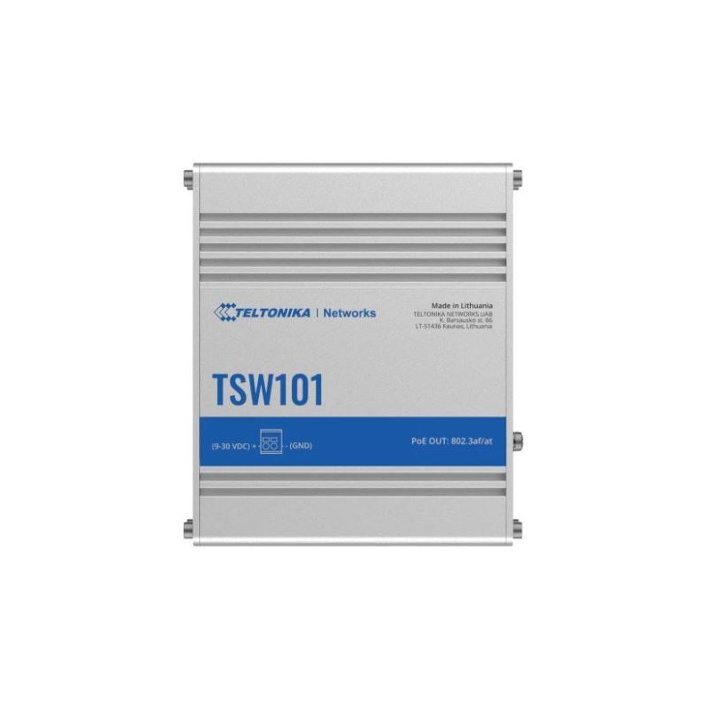 Switch|TELTONIKA|TSW101|5xRJ45|PoE ports 4|60 Watts|TSW101