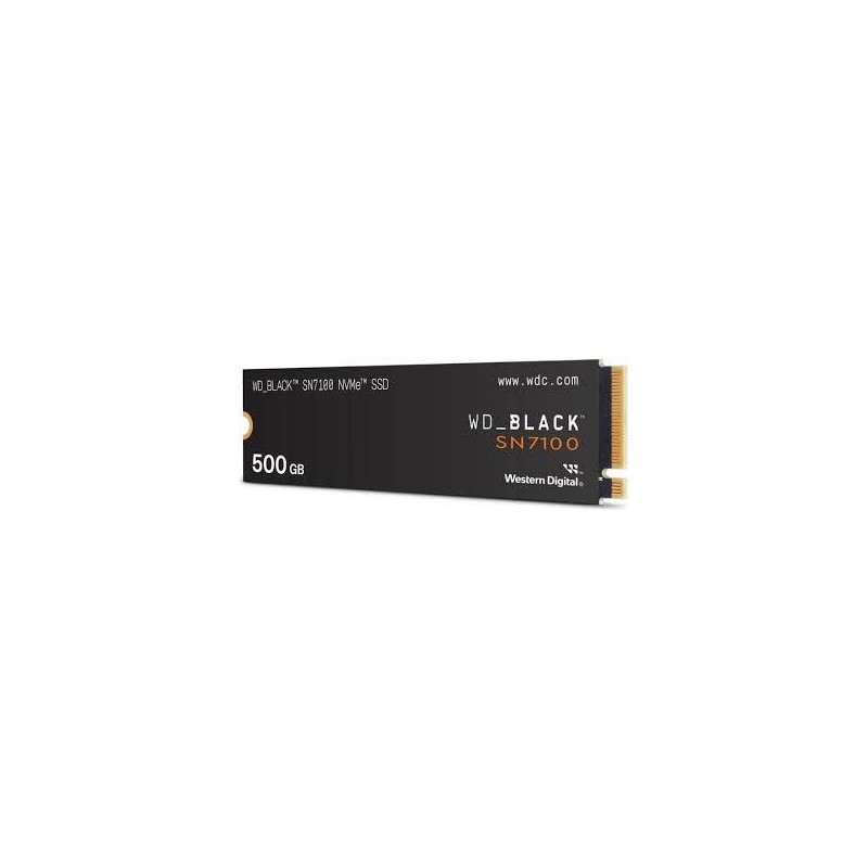 SSD|WESTERN DIGITAL|Black SN7100|500GB|M.2|PCIe Gen4|NVMe|3D TLC|Write speed 5800 MBytes/sec|Read speed 6800 MBytes/sec|WDS500G4