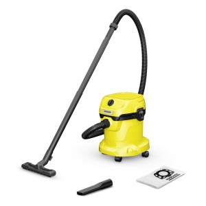 Vacuum Cleaner|KARCHER|Wet and dry vacuum cleaner WD 2 Plus V-15/4/18|Car cleaning|1000 Watts|Suction power 220W|Capacity 15 l|N