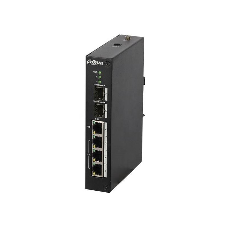 Switch|DAHUA|PFS3206-4P-96|Type L2|3x10Base-T / 100Base-TX|1x10Base-T / 100Base-TX / 1000Base-T|2x1000Base-X|DH-PFS3206-4P-96