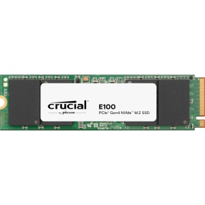 SSD|CRUCIAL|E100|1TB|M.2|NVMe|3D NAND|Write speed 3000 MBytes/sec|Read speed 5000 MBytes/sec|CT1000E100SSD8