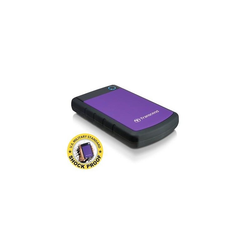 External HDD|TRANSCEND|StoreJet|2TB|USB 3.0|Colour Purple|TS2TSJ25H3P