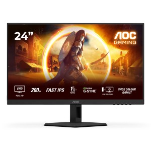LCD Monitor|AOC|23.8 "|1920 x 1080 pixels|Full HD|Native aspect ratio 16:9|LED|Flat|24G4HRE