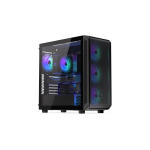Case|ENDORFY|Arx 700 ARGB|MidiTower|Case product features Transparent panel|Not included|ATX|MicroATX|MiniITX|Colour Black|EY2A0